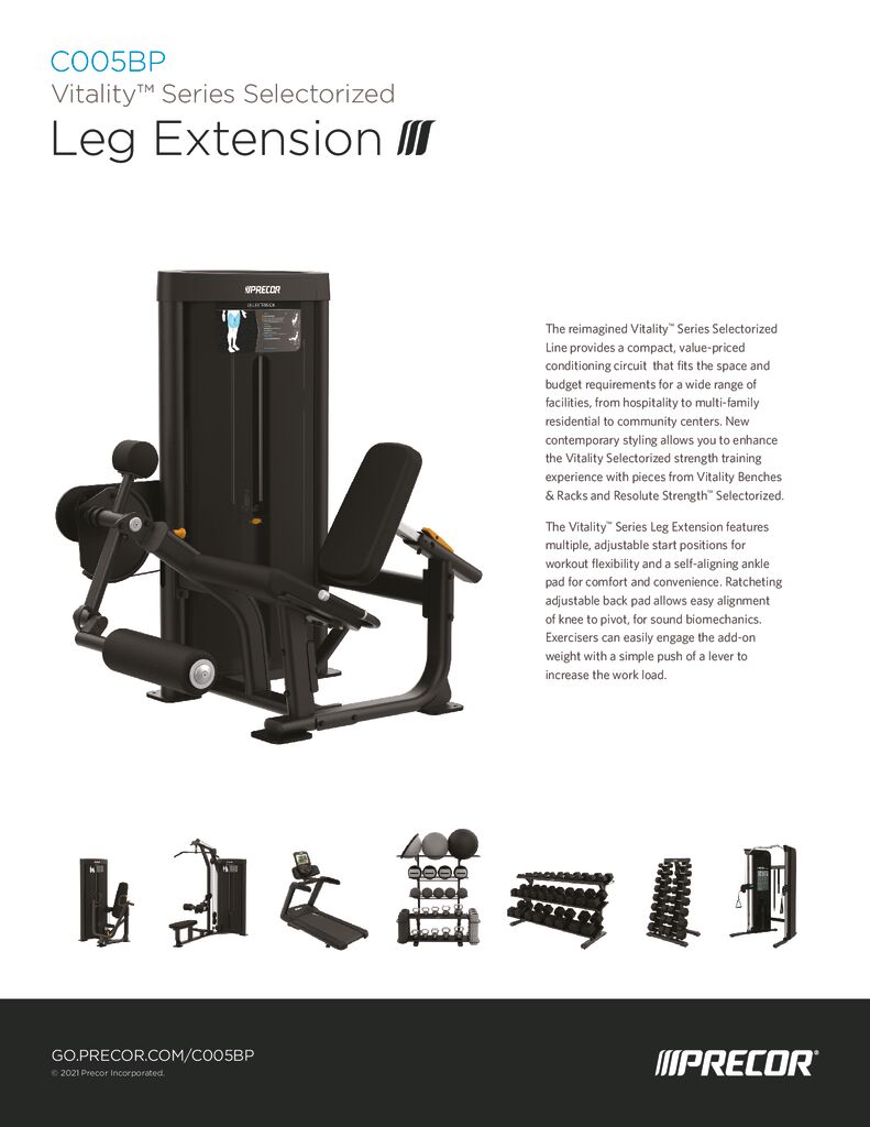 SS VSLC005BP Leg Extension NA
